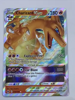 Charizard VSTAR 019/159 Pokemon TCG: Sword & Shield Crown Zenith Ultra Rare Holo - Image 1