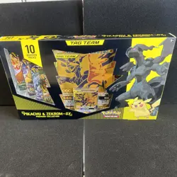 ‼Pokemon TCG Pikachu & Zekrom-GX Tag Team Premium Collection Box Sealed New! 820650809910 - Image 1
