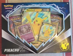 Pokemon TCG Sword & Shield Pikachu V Factory Sealed Box - Image 1