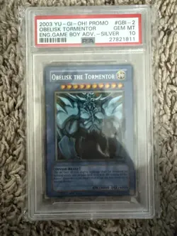 2003 Yugioh Obelisk The Tormentor Gba Psa 10 - Secret Rare - Image 1