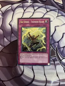 (EY) Six Strike - Thunder Blast - STOR-EN089 - Secret Yu-Gi-Oh - Unlimited VLP - Image 1