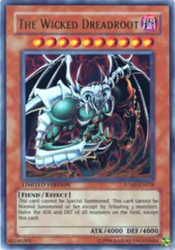 Heavily Played, English Yu Gi Oh The Wicked Dreadroot - JUMP-EN018 - Ultra Rare - Image 1