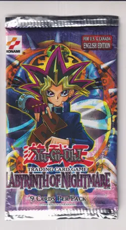 PHARAOH'S SERVANT & LABYRINTH NIGHTMARE YUGIOH! BOOSTER PACKS FACTORY SEALED - Image 5