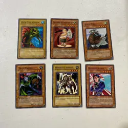1996 Vintage Yu Gi Oh Card Lot Of 6 Vintage 1st Edition Ungraded Mixed - Image 1