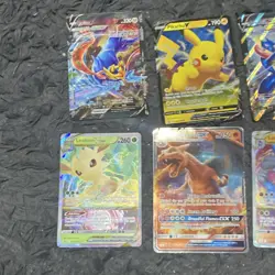 Pokemon TCG Jumbo Card Lot - 10 Cards, mostly MPS, LPS, just a few damaged ones - Image 1