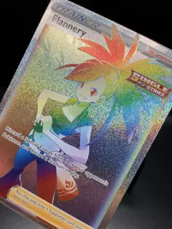 Flannery 215/198 NM Chilling Reign Trainer Card Secret Rare Holo Pokemon TCG - Image 1