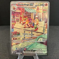 Skeledirge ex 258/193 Sv02 Paldea Evolved Special Illustration Rare Pokemon Card - Image 1