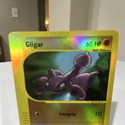 Pokemon Gligar Skyridge Holo Rare 59/144 60 HP English 2003 TCG Card - Image 2