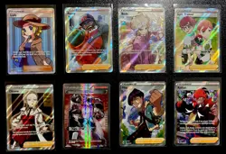 Pokemon Full Art Trainer Cards Mixed Lot Of 8 NM - Image 1