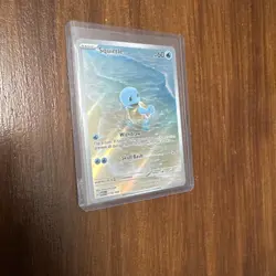 Pokemon TCG Squirtle 170/165 Scarlet & Violet 151 Illustration Rare Holo Card - Image 1