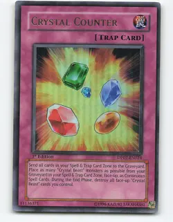 Crystal Counter #DP07-EN024 1st edition foil Yugioh Card - Image 1