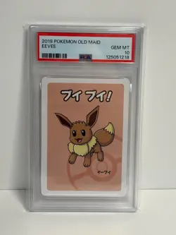 PSA 10 Eevee 2019 Old Maid Babanuki Promo Japanese Gem Mint Pokemon Card - Image 1