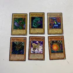 1996 Vintage Yu Gi Oh Card Lot Of 6 Vintage 1st Edition Ungraded Mixed - Image 1