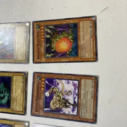 1996 Vintage Yu Gi Oh Card Lot Of 6 Vintage 1st Edition Ungraded Mixed - Image 2