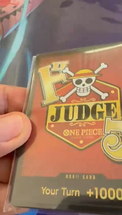 DON !! Card CHAMPIONSHIP JUDGE Promo One Piece Card 25-26 ENGLISH - RARE - Image 2
