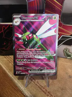 Pokemon TCG Yanmega EX Full Art Card Destined Rivals 206/182 - Image 1