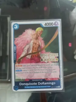 Donquixote Doflamingo (Judge) OP01-073 One Piece Promotion Cards Foil - Image 1