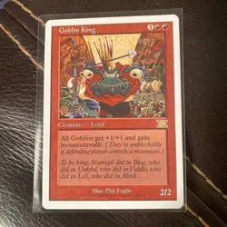 6th Edition MTG 1 Goblin King Magic - Image 1