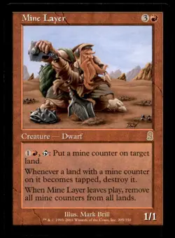 Mine Layer LP Light Play Odyssey MTG [6351] - Image 1