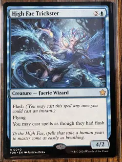 High Fae Trickster, Magic: The Gathering Foundations #40 Regular - Image 1