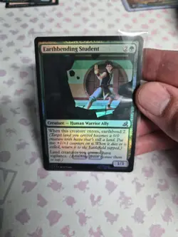 Magic The Gathering TLE Earthbending Student Foil Near Mint - Image 1