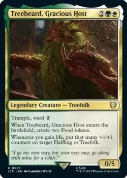TREEBEARD GRACIOUS HOST 0073 Lord of the Rings Tales Middle Earth MTG - Image 1