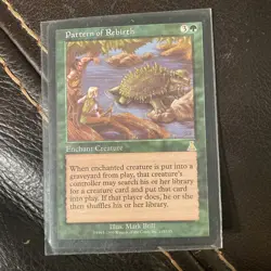 MTG Pattern of Rebirth, Light Play, English Urza's Destiny - Image 1