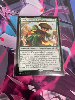 MTG - TOPH, EARTHBENDING MASTER - MYTHIC - TLE - NM - Image 1