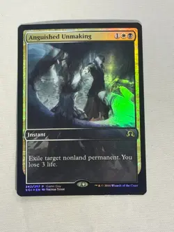 MTG FOIL Anguished Unmaking Game Day Promo Magic the Gathering - Image 1