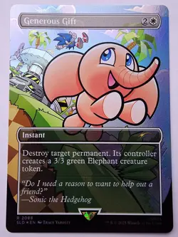 Generous Gift (2088) (Rainbow Foil) Secret Lair Drop Foil - Image 1