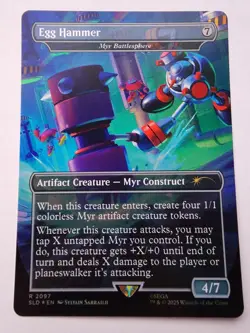 Egg Hammer - Myr Battlesphere (Rainbow Foil) Secret Lair Drop Foil - Image 1