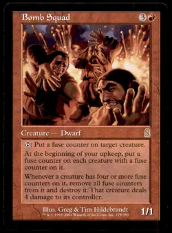 Bomb Squad LP Light Play Odyssey MTG [6299] - Image 1