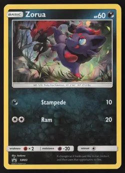 Zorua Holo SM83 Pokemon Sun and Moon Promo - Image 1
