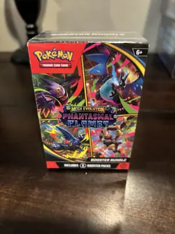 Pokemon Mega Evolution Phantasmal Flames Booster Bundle Box Sealed - Image 1