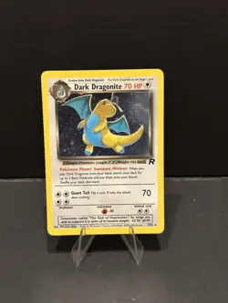 Dark Dragonite 5/82 Team Rocket Holo Rare Unlimited Pokemon TCG - MP - Image 1