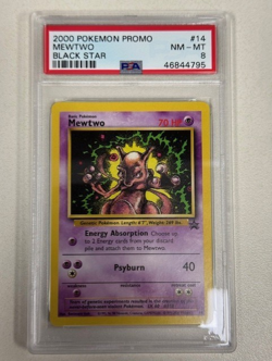 Mewtwo – Black Star Promo #14 – 2000 Pokemon – PSA 8 Near Mint - Image 1