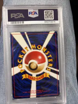 1999 POKEMON JPN VENDING MASAKI PROMO #68 MACHAMP-HOLO PSA 7 - Image 2