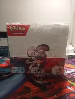 Pokemon Destined Rivals Booster Box In Acrylic Case (36 Packs) - Sealed - Image 1