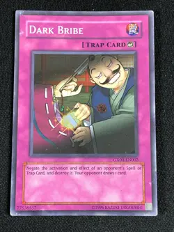 YUGIOH DARK BRIBE GX04-EN002 SUPER (MP) - Image 1