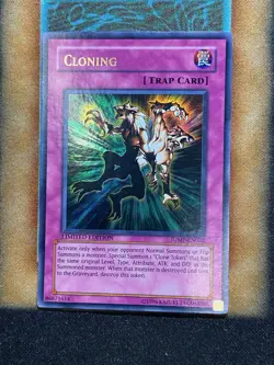 Yugioh Cloning JUMP-EN022 Ultra Rare Limited Edition LP - Image 1