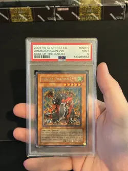 2004 YU-GI-OH! SOD-SOUL OF THE DUELIST EN014 ARMED DRAGON LV5 1ST EDITION PSA 9 - Image 3