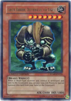 Yugioh! MP Green Baboon, Defender of the Forest - JUMP-EN014 - Ultra Rare - Limi - Image 1