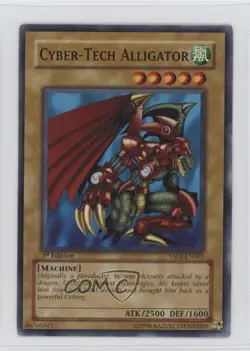Cyber-Tech Alligator 1st Ed. YuGiOh Jaden Yuki Starter Deck #YSDJ-EN001 2007 - Image 1