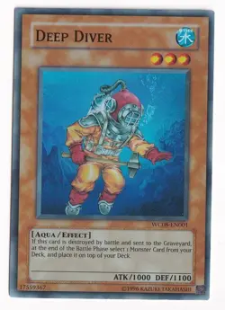 1996 Yu-Gi-Oh! Deep Diver #WC08-EN001 Near Mint - Image 1