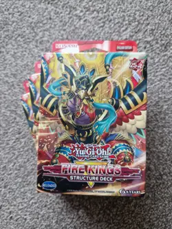 YuGiOh TCG: Fire Kings Revamped Structure Deck : 1st Edition : New and Sealed - Image 1