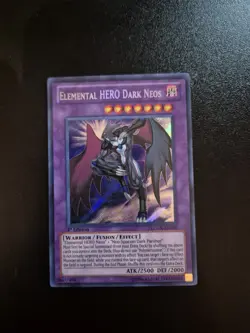 Yu-Gi-Oh LCGX-EN059 Elemental Hero Dark Neos Secret Rare 1st Edition - mint - Image 2