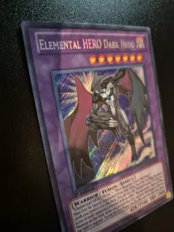Yu-Gi-Oh LCGX-EN059 Elemental Hero Dark Neos Secret Rare 1st Edition - mint - Image 4