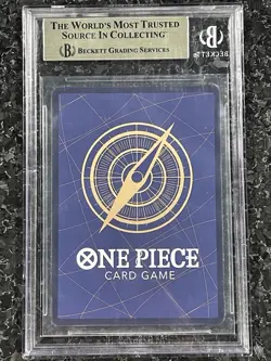Monkey.D.Luffy (Treasure Booster) ST10-006 One Piece Promotion BGS 9.5 CHIP CASE - Image 3