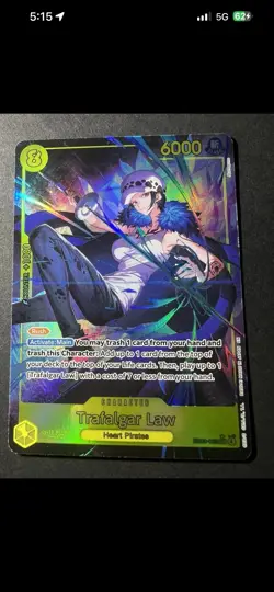 TRAFALGAR LAW 2026 One Piece EB03 Heroines Edition Secret Alt Art 062 ENGLISH - Image 1