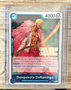 One Piece TCG Donquixote Doflamingo OP01-073 Judge Stamp - Image 1